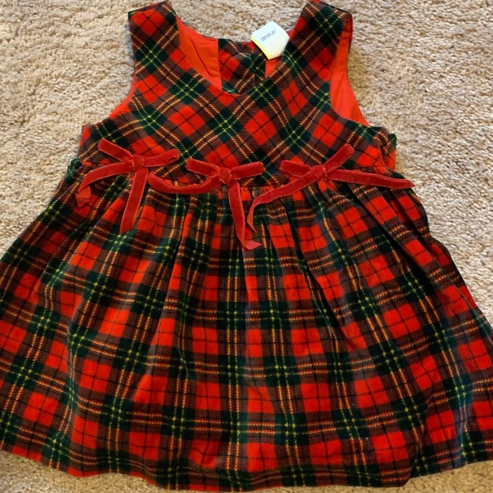 Cute plaid 12 month dress